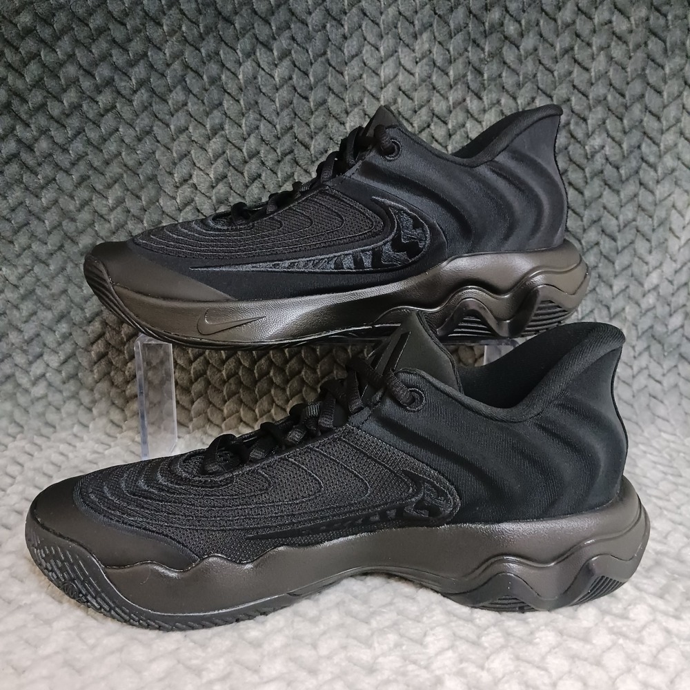 Nike Giannis Immortality 4 Triple Black Men's Basketball Sneakers Shoes Size 8 - Picture 2 of 9